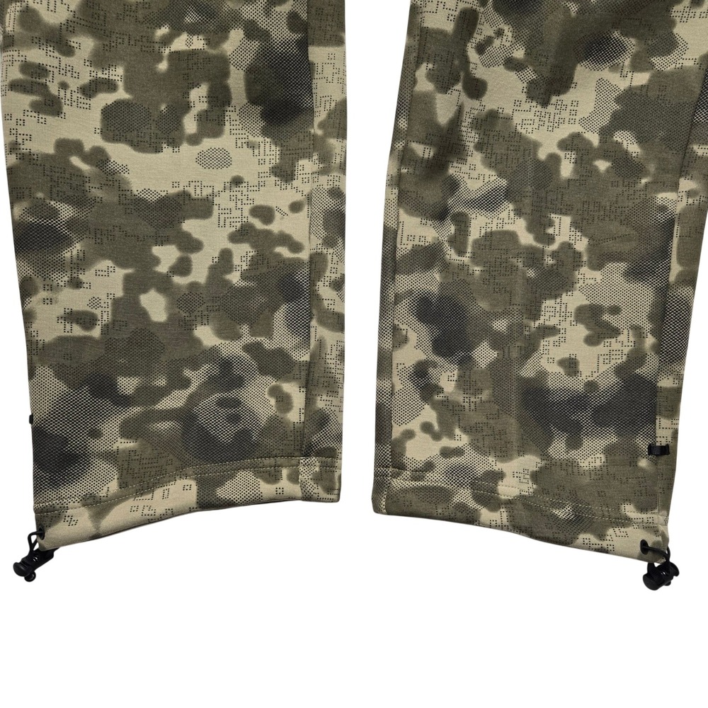 Nike Tech Fleece Mens Small Camo Sweatpants‎ Olive Green Digital Camo II1324-276 - Picture 4 of 15